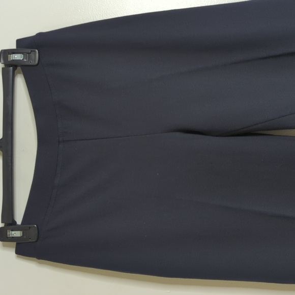 Talbots Petites Hi Rise Comfy Pull On Stretch Pants Navy PS - Picture 2 of 12